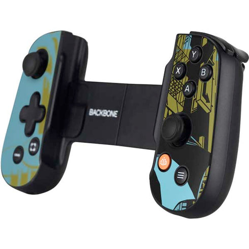 DC Comics Batman Poster Abstract Backbone One for iPhone Game Controller Skin